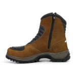 Bota Motociclista IRON 3000 Couro Legítimo - Caramelo