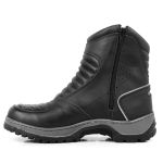 Bota Motociclista Iron 3000 | Couro legítimo - Preto