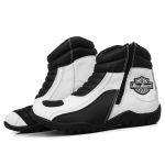 Bota Motociclista ESPID 3500 Couro Legítimo - Branca 