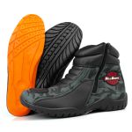 Bota Motociclista Espid 3500 Couro Legítimo - Camuflado 
