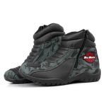 Bota Motociclista Espid 3500 Couro Legítimo - Camuflado 