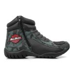 Bota Motociclista Espid 3500 Couro Legítimo - Camuflado 