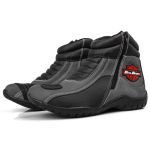 Bota Motociclista ESPID 3500 Couro Legítimo - Grafite 