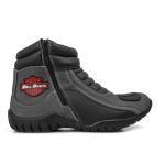 Bota Motociclista ESPID 3500 Couro Legítimo - Grafite 