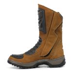 Bota Motociclista Strom 4000 Couro Legítimo-Caramelo
