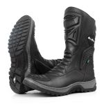 Bota Motociclista Storm 4000| Couro legítimo - Preto 