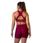 Bermuda para treino Bolso Carmim