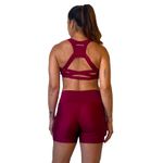 Bermuda para treino Bolso Carmim