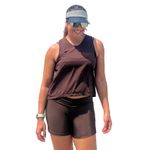 Bermuda para treino Bolso Café