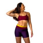 Top para treino Sky Carmim Gold