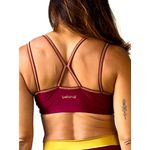 Top para treino Sky Carmim Gold