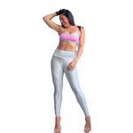 Top Bellandi Faixa Prata Rosa Bebe