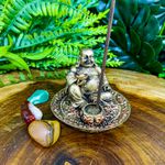 Incensário Vareta Buda Chines + 1 Caixa de Incenso de Brinde