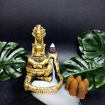 Incensário Cascata Deusa Hindu Pequeno + 5 incensos cone de Brinde.