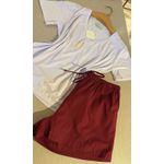 Basic curto | Marsala & Branco