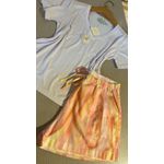 Basic curto | Aquarela Âmbar & Branco