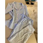 Calça e Blusa Curta | Xadrez Azul