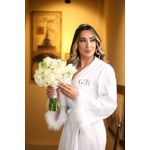Robe Laura com Plumas