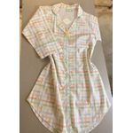  Chemise Mangas 3x4 Xadrez Florescer