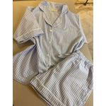 Conjunto Curto Tradicional Vichy Azul Bebê