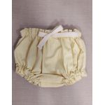 Tapa Fralda Listrado Fino Amarelo e Branco