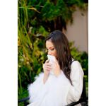 Kimono Longo com Plumas | Crie o seu