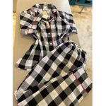 Conjunto Calça e Manga Curta Preto e Branco