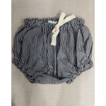 Tapa Fraldas Listrado Preto e Branco
