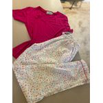 Conjunto Básico Calça Babadinho e Manga Curta