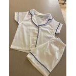 Conjunto curto tradicional Masculino Branco