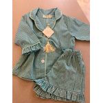 Conjunto Curto Babadinho Vichy Verde