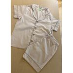 Conjunto Curto Tradicional Masculino Cinza