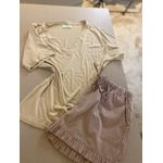 Conjunto Curto Short Babadinho Vichy Marrom
