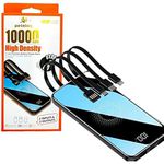  Carregador Portátil Sem Fio Indução Power Bank 10.000mah Peining