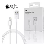 Cabo iPhone Original Apple Lightning Branco Com Entrada Usbc