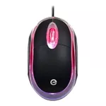 Mouse Exbom MS-9 Preto Com Led Vermelha