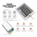 Carregador De Celular Portátil Usb Com Cabo Carga Rápida 10000MAH