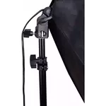 Kit Estúdio Tripé Iluminação Softbox 40x40 E27 Youtuber 110v/220v (bivolt