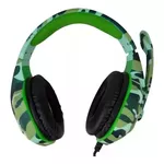 Fone de ouvido Headset Gamer Com Microfone Tecdrive Px-6 Naval Camuflado