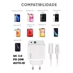 Carregador Kaidi Para Smartphone 20w Kd-670cl