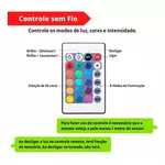 Fita Led Rgb 5050 5m Resistente a Poeira + Fonte Alimentação+Brinde