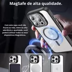 Capa Capinha Magnética Proteção Câmera Para iPhone 11 Ao 15 Pró Max