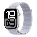 Apple Watch Series 10 GPS • Caixa preta brilhante de alumínio – 46 mm • Pulseira esportiva preta