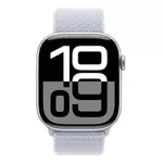Apple Watch Series 10 GPS • Caixa preta brilhante de alumínio – 46 mm • Pulseira esportiva preta