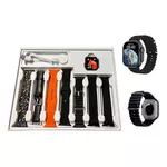 Smartwatch Relogio Hw Ultra Mini2 41mm Series 9 +7 Pulseiras Caixa Preto 