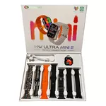 Smartwatch Relogio Hw Ultra Mini2 41mm Series 9 +7 Pulseiras Caixa Preto 