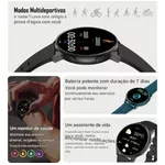 Relógio Inteligente Smartwatch Zw02 Peje Redondo Amoeld Gps