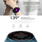 Relógio Inteligente Smartwatch Zw02 Peje Redondo Amoeld Gps