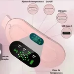 Aparelho Alivia Dor Cólica Menstrual Massageador Termico 