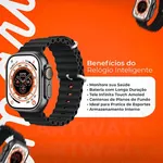 S9 Ultra - Série 9 Ultra Custo-benefício 49mm + Pulseira de Silicone de Brinde